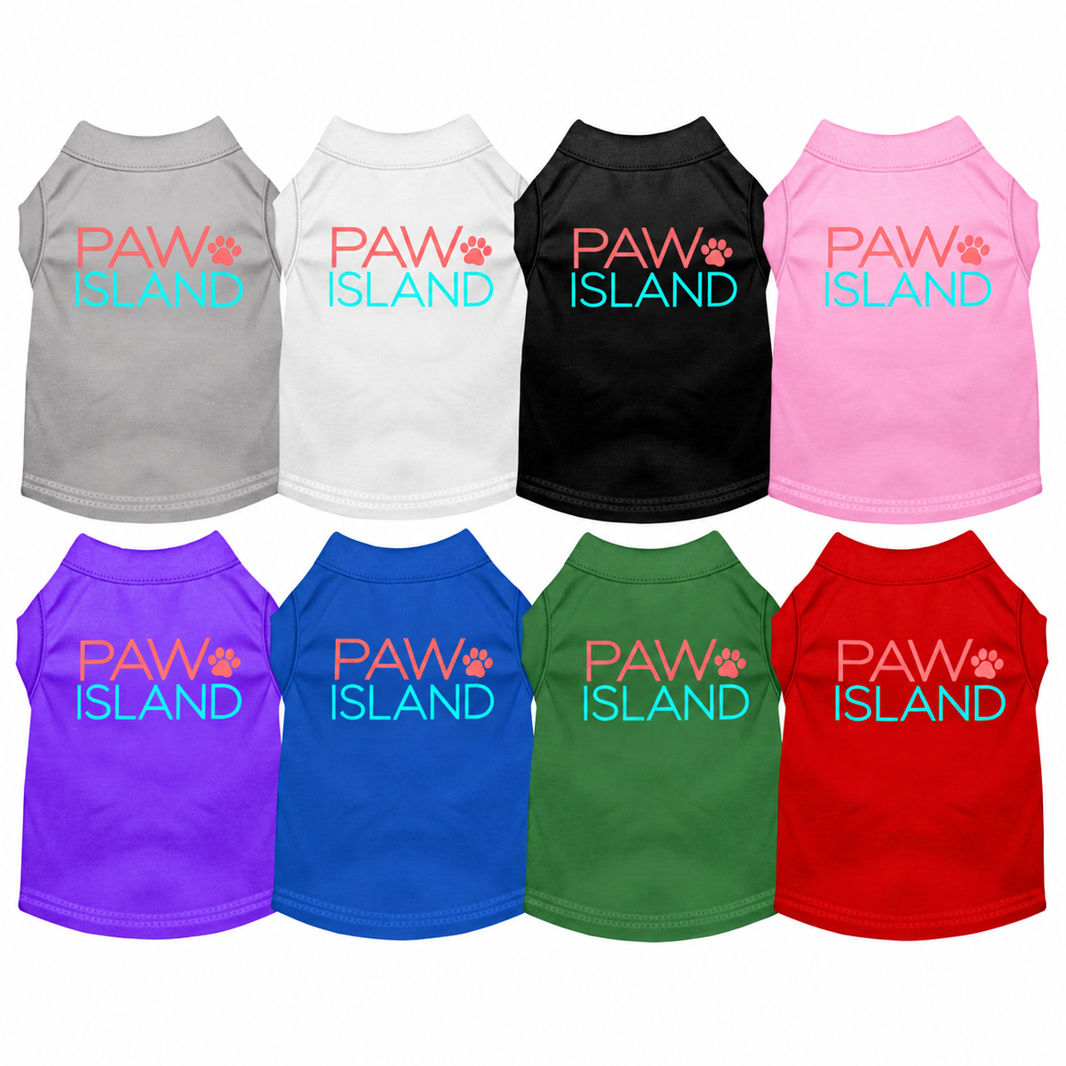 Paw Island Logo Dog Shirt. DROPPING SOON!